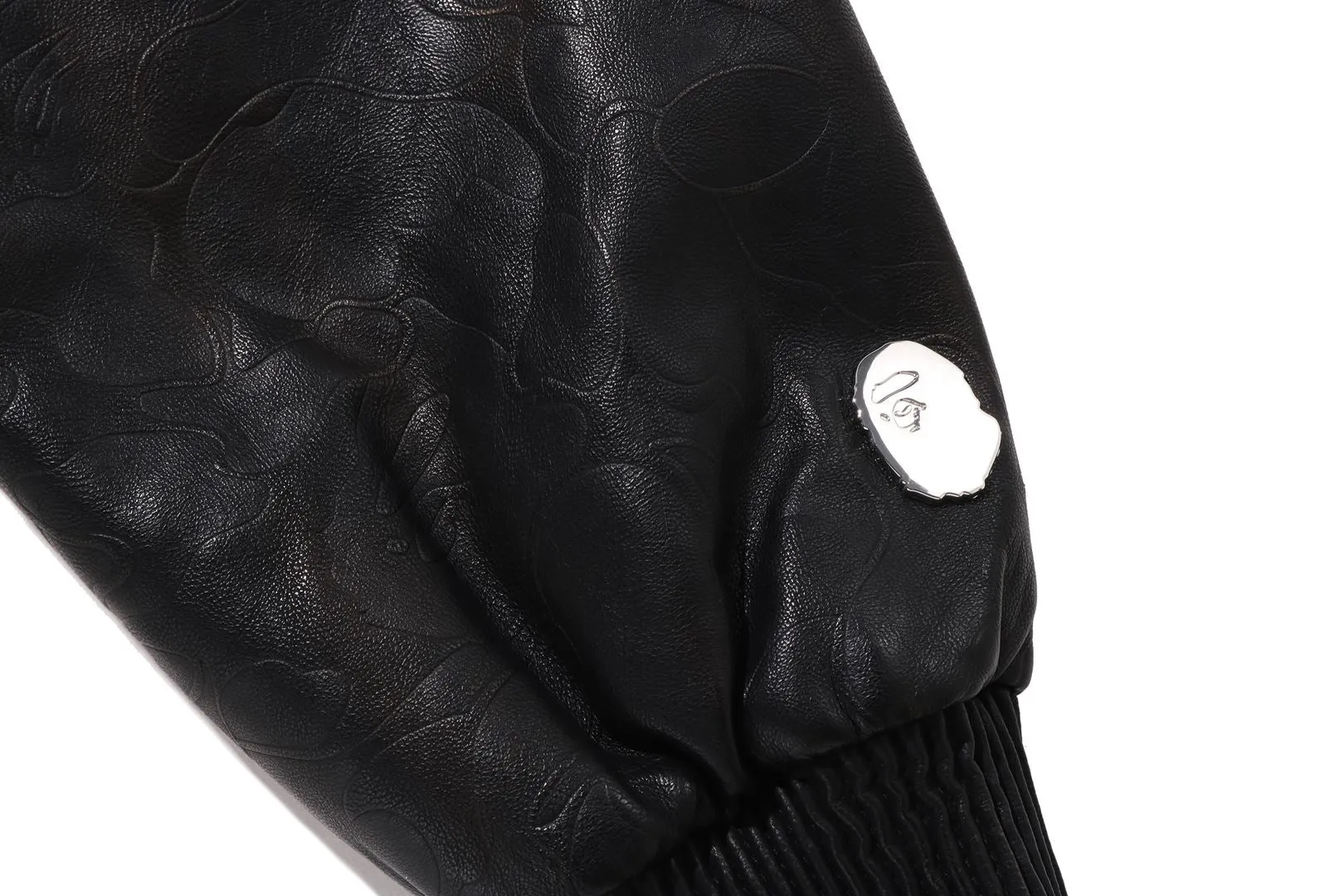 CAMO EMBOSSED WASHED RHINESTONE CROPPED JACKET sold by Bape product image thumbnail 5
