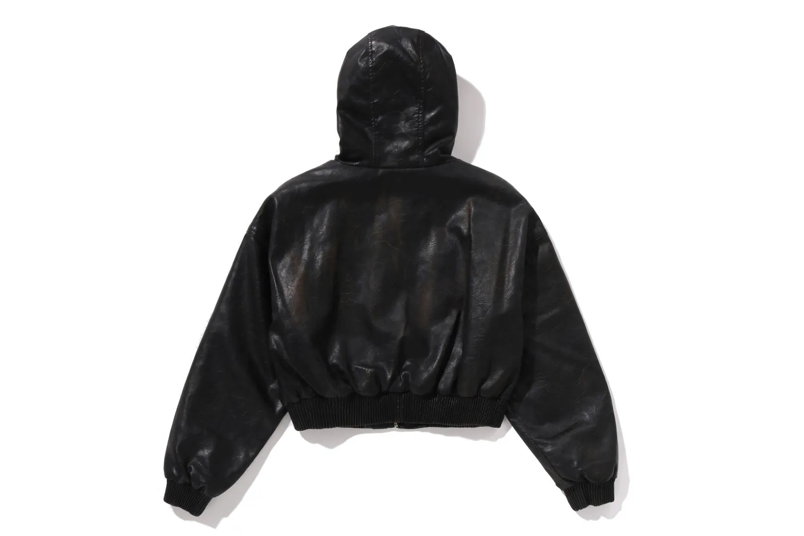 CAMO EMBOSSED WASHED RHINESTONE CROPPED JACKET sold by Bape product image thumbnail 2