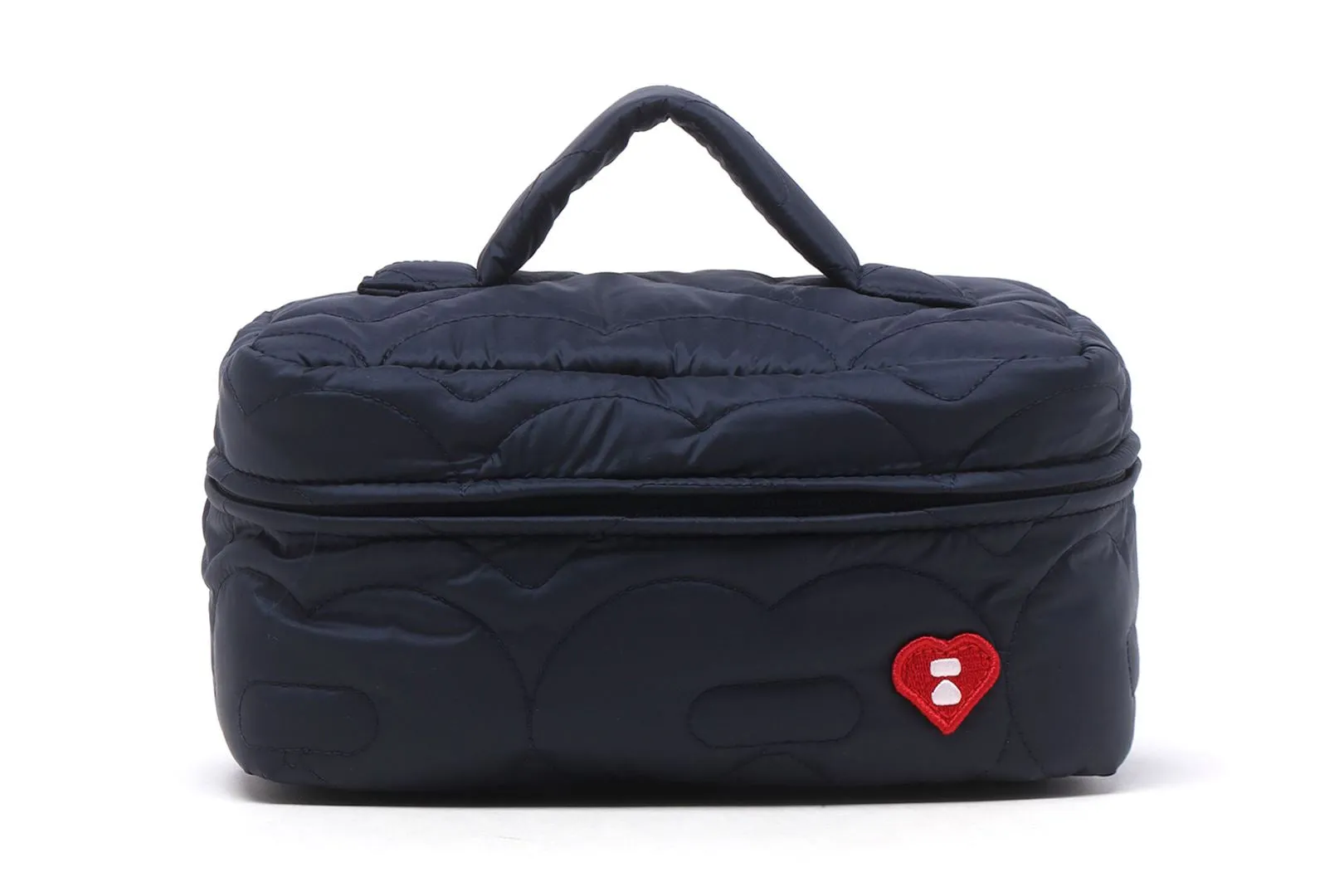 QUILITED HEART MONOGRAM COSMETIC BAG sold by Bape product image thumbnail 5