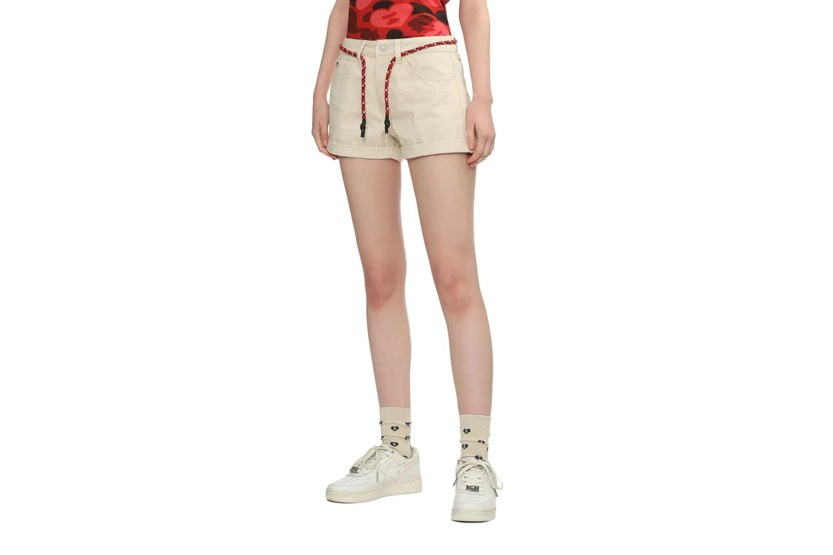 PU BADGE DENIM SHORTS #2 sold by Bape product image thumbnail 3