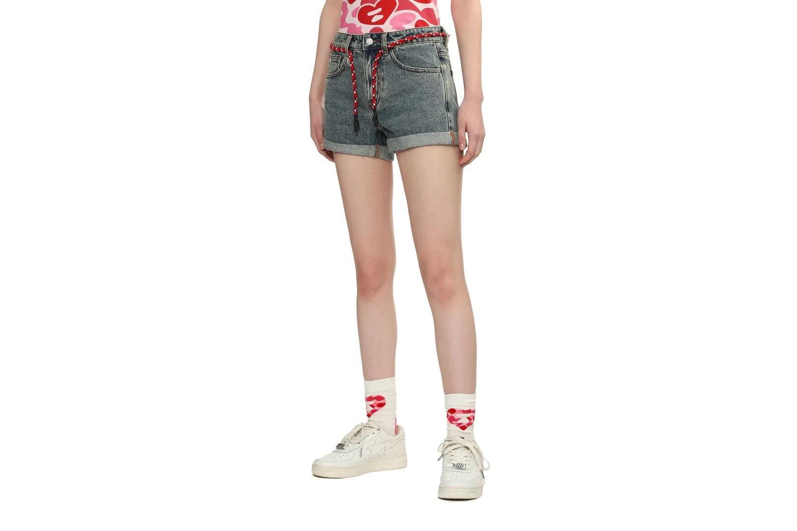 PU BADGE DENIM SHORTS #1 sold by Bape product image thumbnail 3