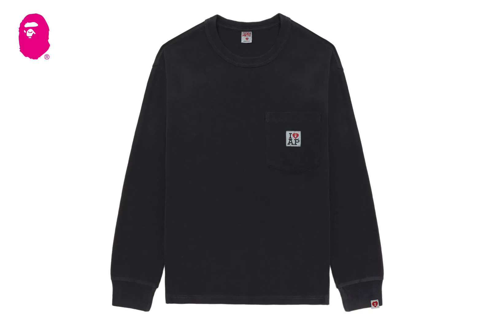 LONG SLEEVE POCKET T-SHIRT sold by Bape