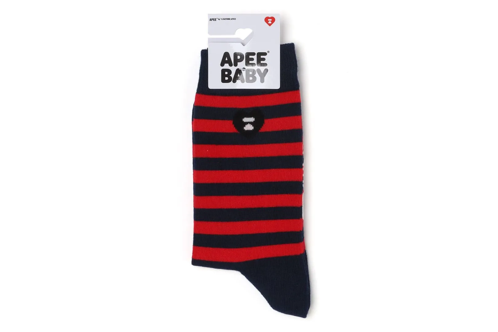 HEART EMBROIDERY BADGE STRIPES SOCKS sold by Bape product image thumbnail 4