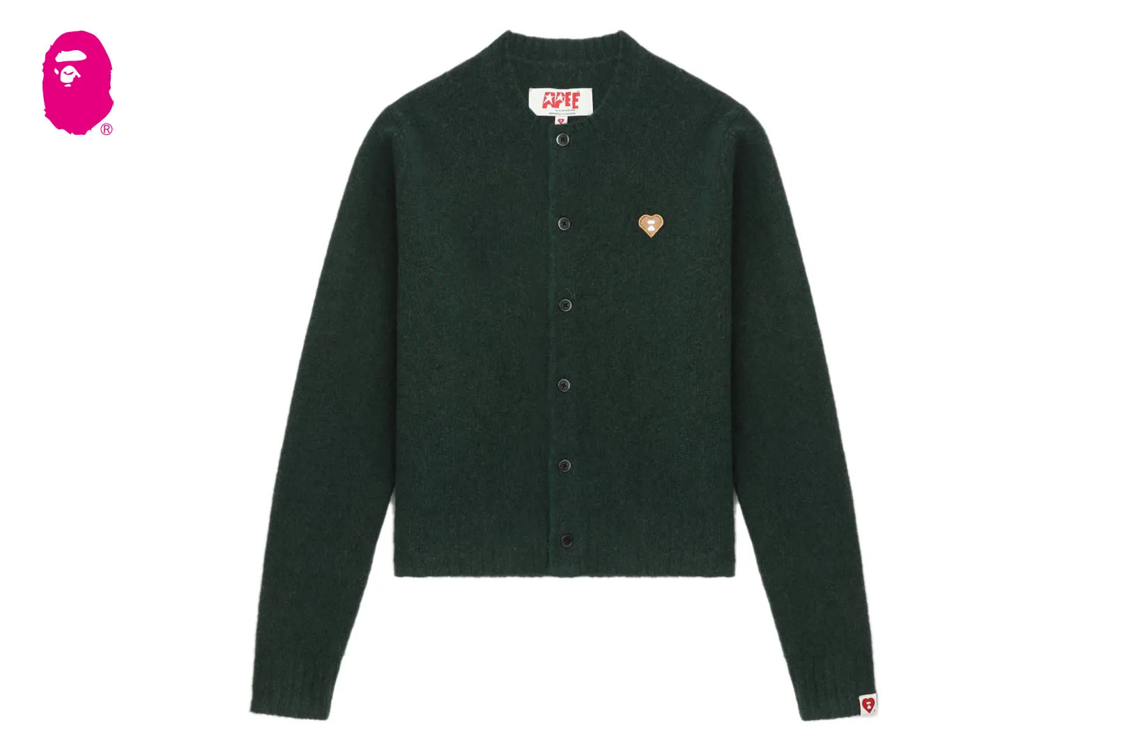 HEART BADGE CARDIGAN sold by Bape product image thumbnail 4
