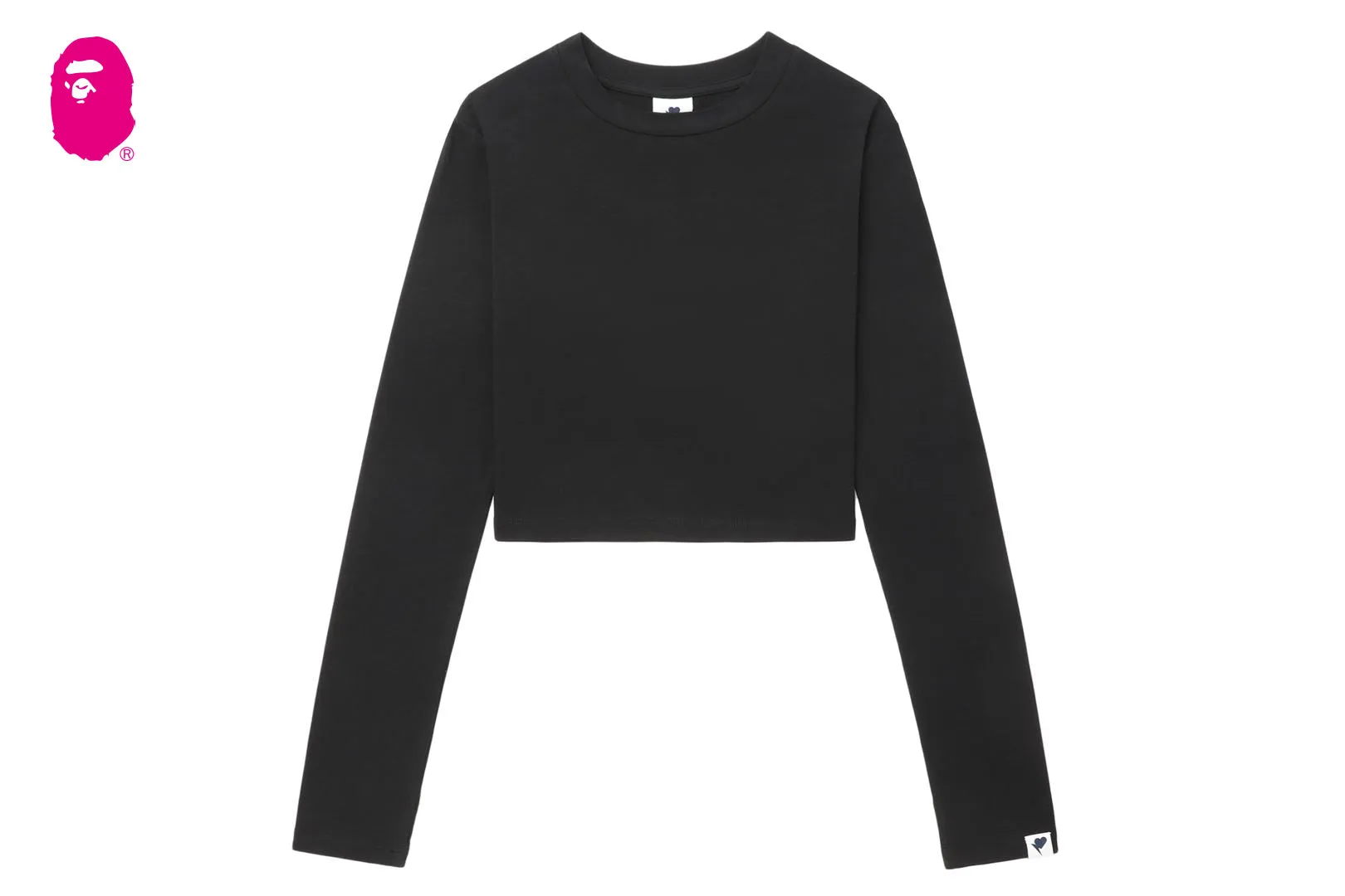 CROPLONG SLEEVE T-SHIRT sold by Bape