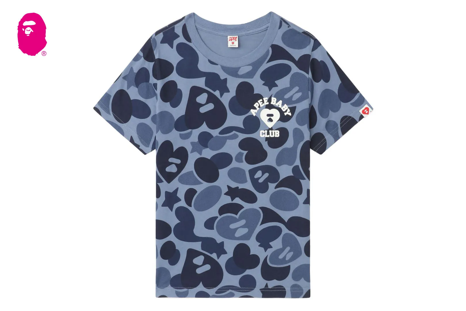 CAMO MONOGRAM WITH CHEST PRINT TEE sold by Bape