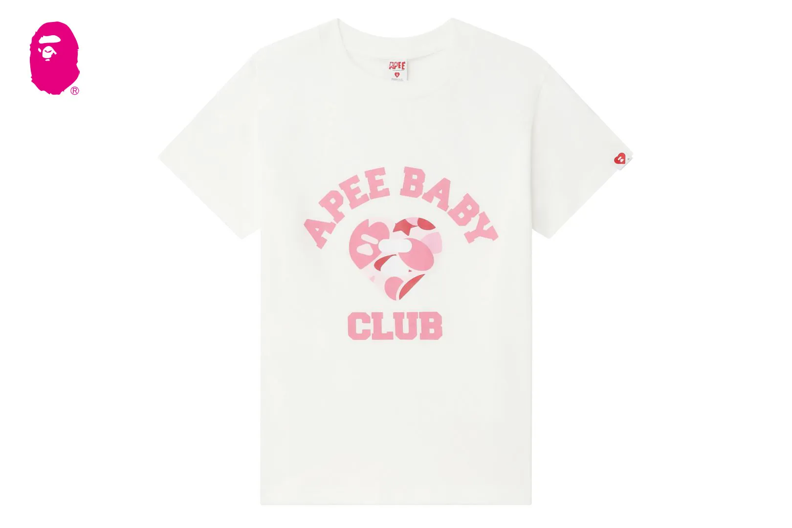 CAMO HEART TEE sold by Bape product image thumbnail 4