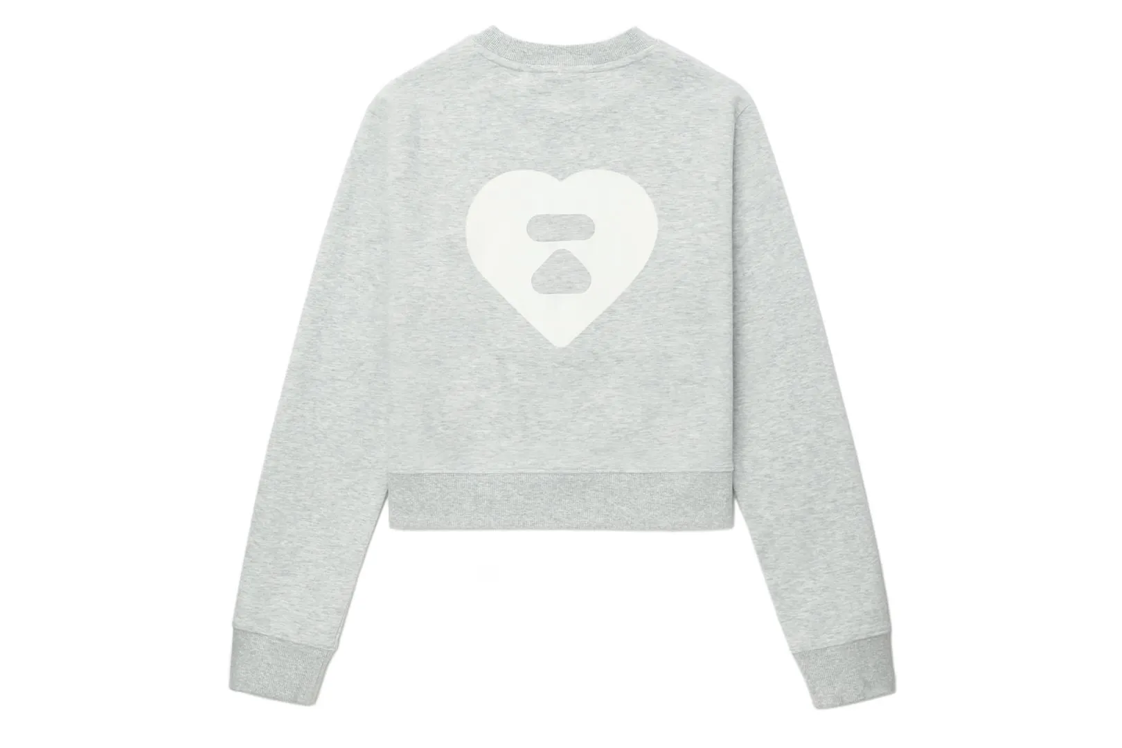 BIG HEART BACK PRINT CROP SWEAT SHIRT sold by Bape product image thumbnail 2