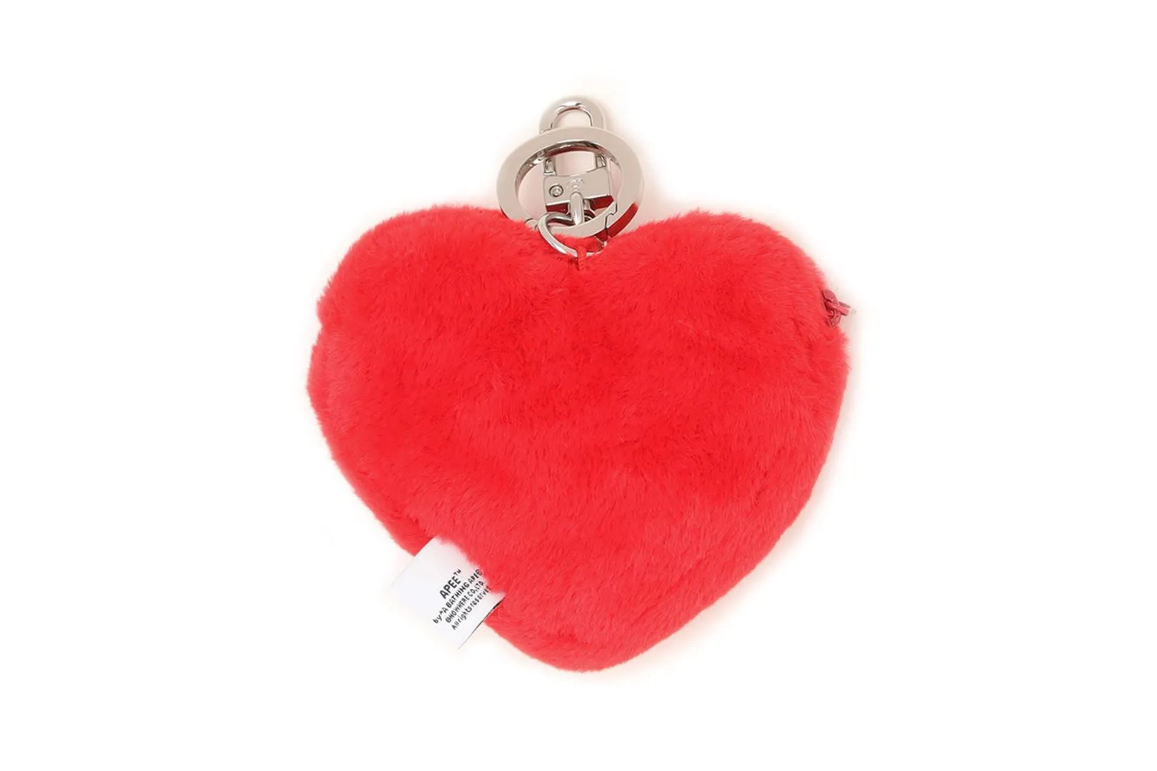 APEE HEART FURRY COINS BAG KEYRING sold by Bape product image thumbnail 2