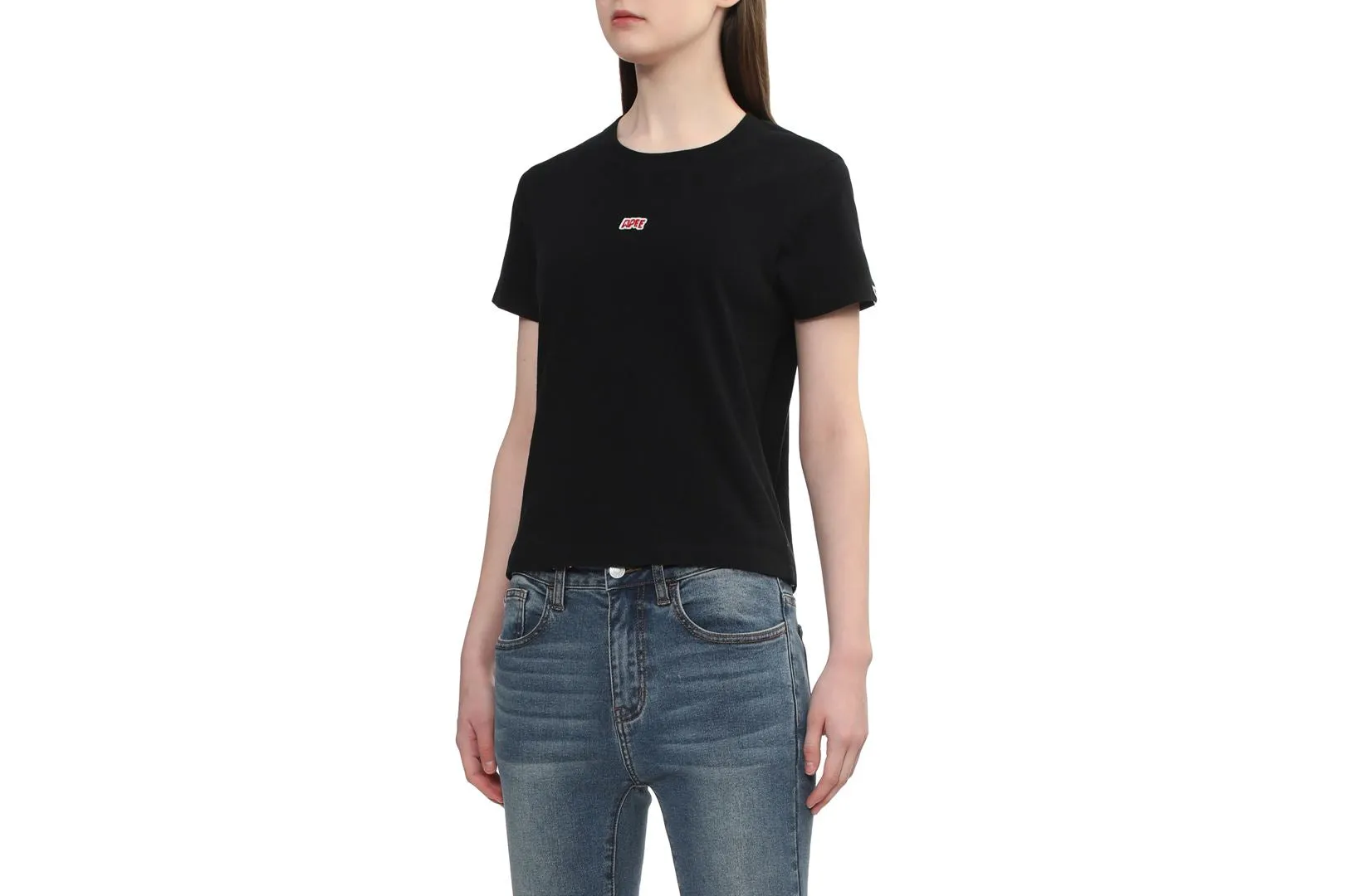 APEE BADGE CROP TEE sold by Bape product image thumbnail 3