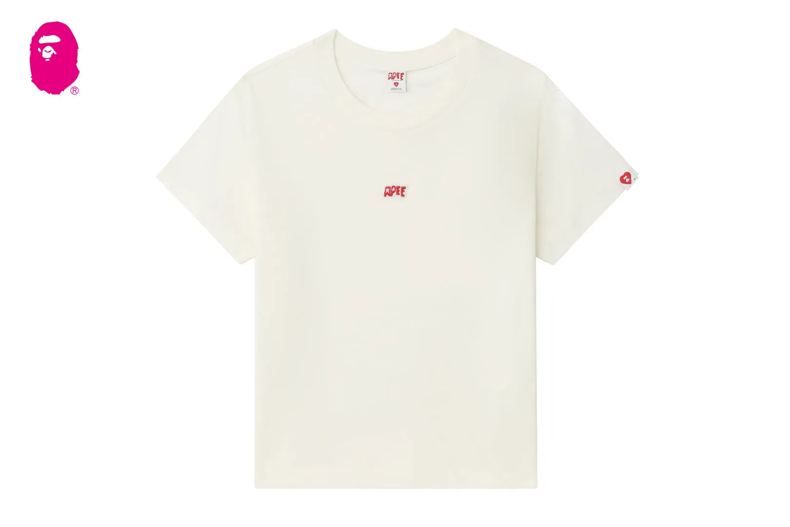 APEE BADGE CROP TEE sold by Bape product image thumbnail 4