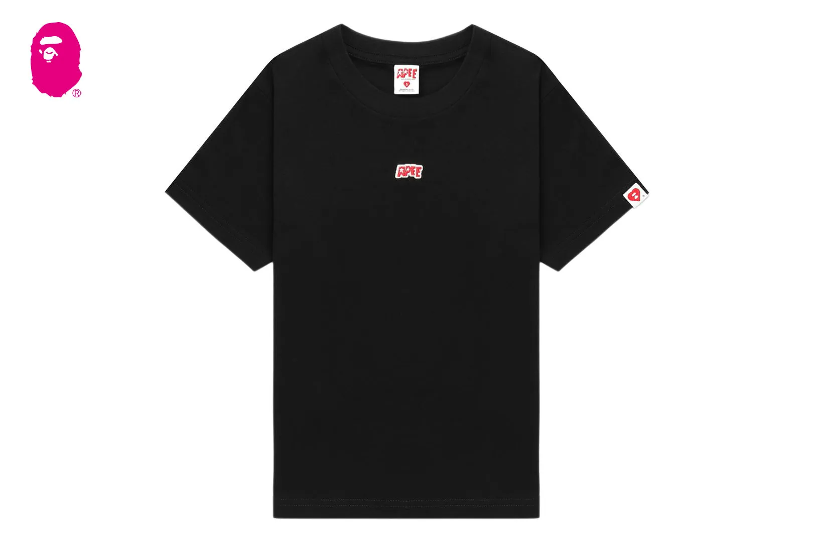APEE BADGE CROP TEE sold by Bape