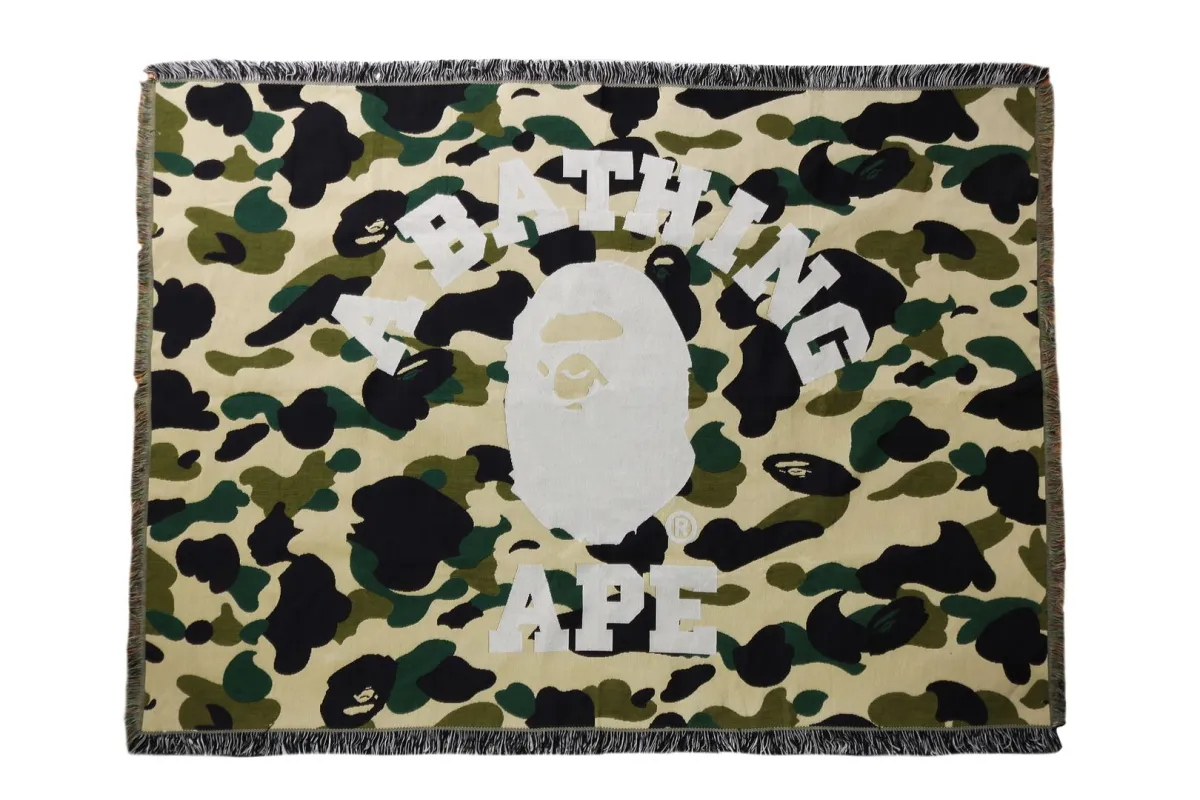 1ST CAMO JACQUARD BLANKET made by Bape
