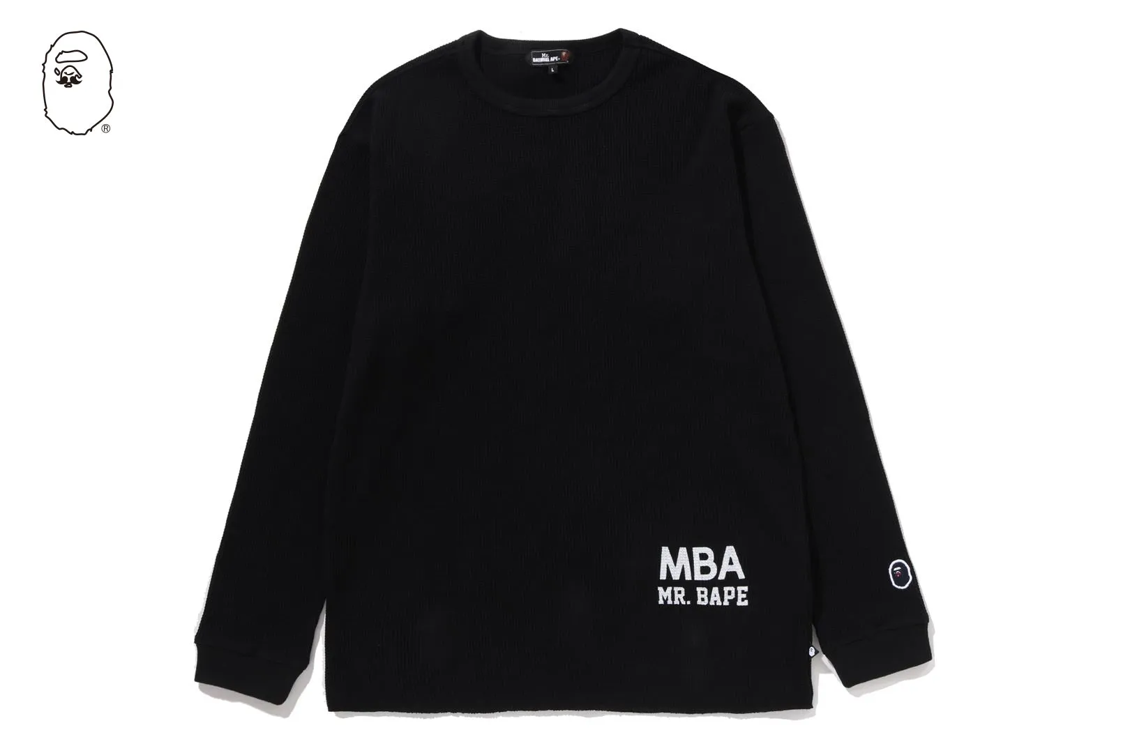 WAFFLE BASIC LS TEE sold by Bape