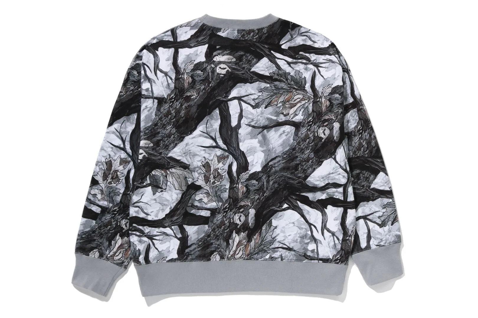 TREE EDGE CAMO COLLEGE RELAXED FIT CREWNECK SWEATSHIRT #2 sold by Bape product image thumbnail 5