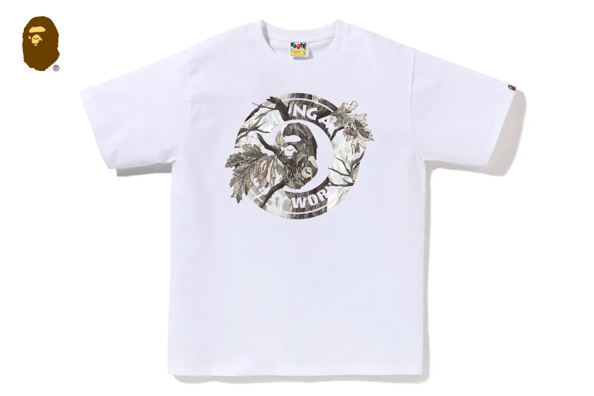 TREE EDGE CAMO BUSY WORKS TEE sold by Bape