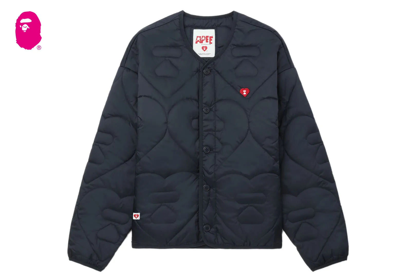 HEART QUILTED ARMY LINER JACKET sold by Bape product image thumbnail 4