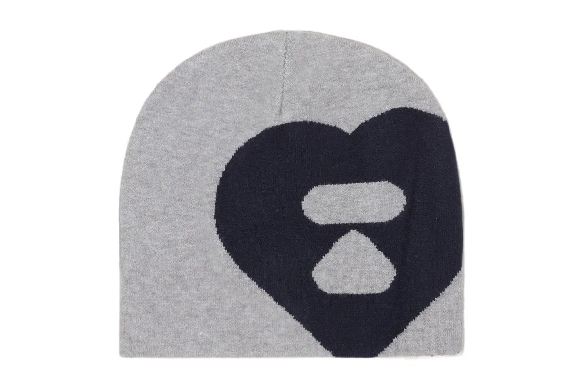 HEART BEANIE sold by Bape