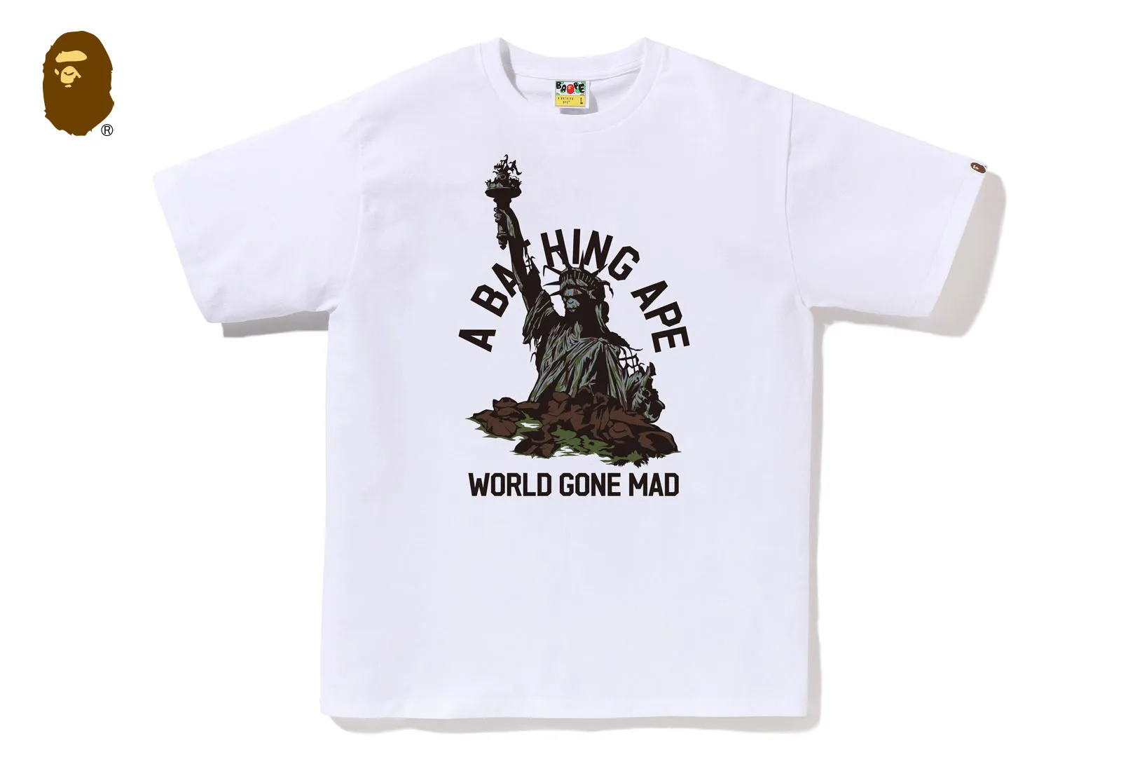 STATUE OF LIBERTY TEE sold by Bape