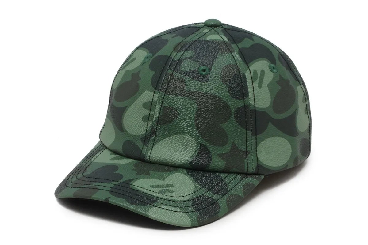 FAUX LEATHER BASEBALL CAP sold by Bape