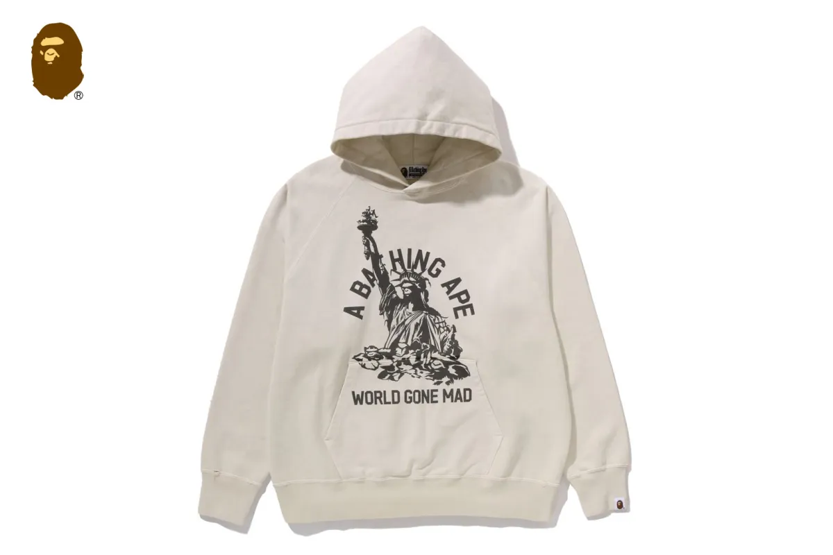 DESTROY WASHED RELAXED FIT PULLOVER HOODIE sold by Bape