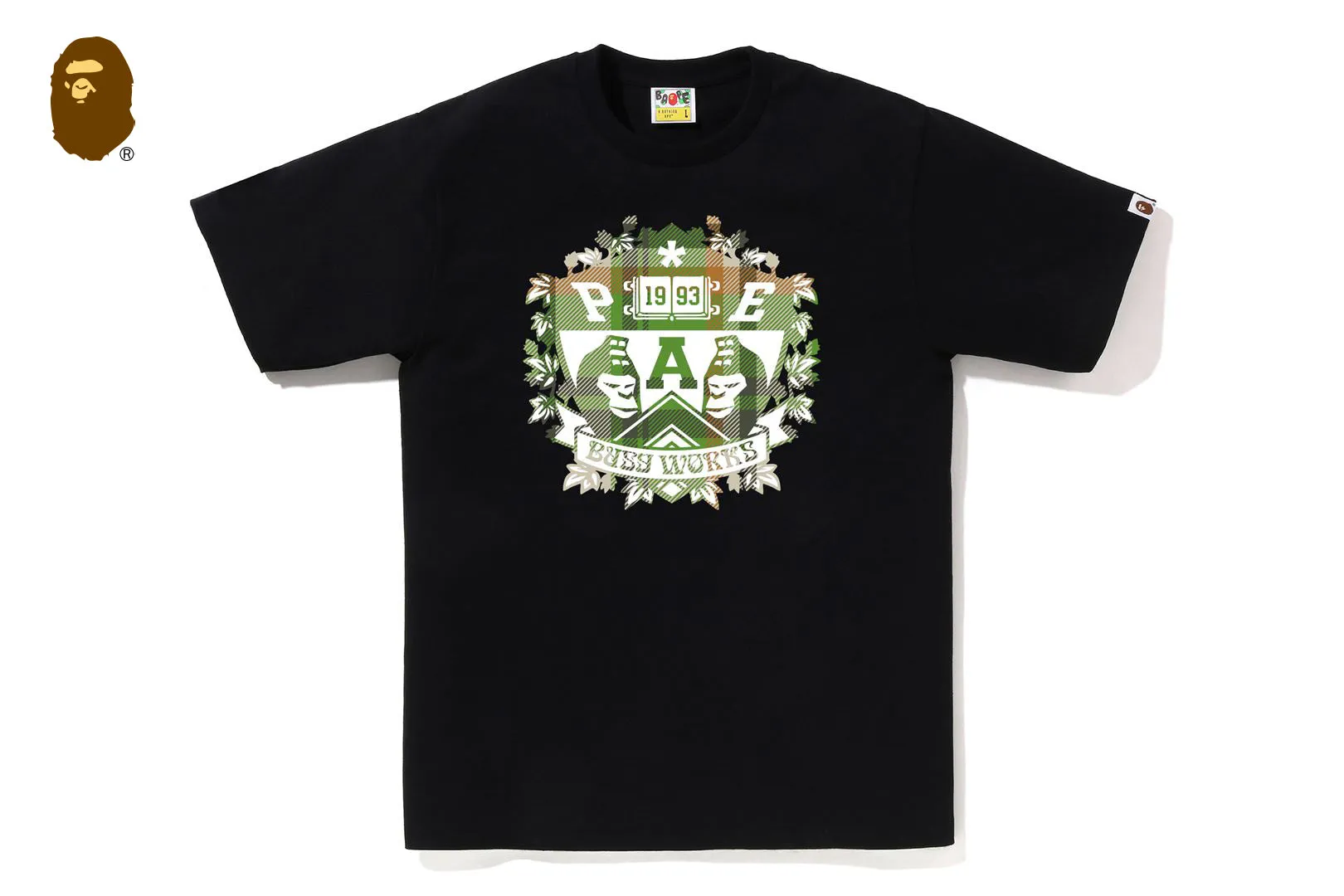 BAPE CHECK UNIVERSITY EMBLEM TEE sold by Bape product image thumbnail 5