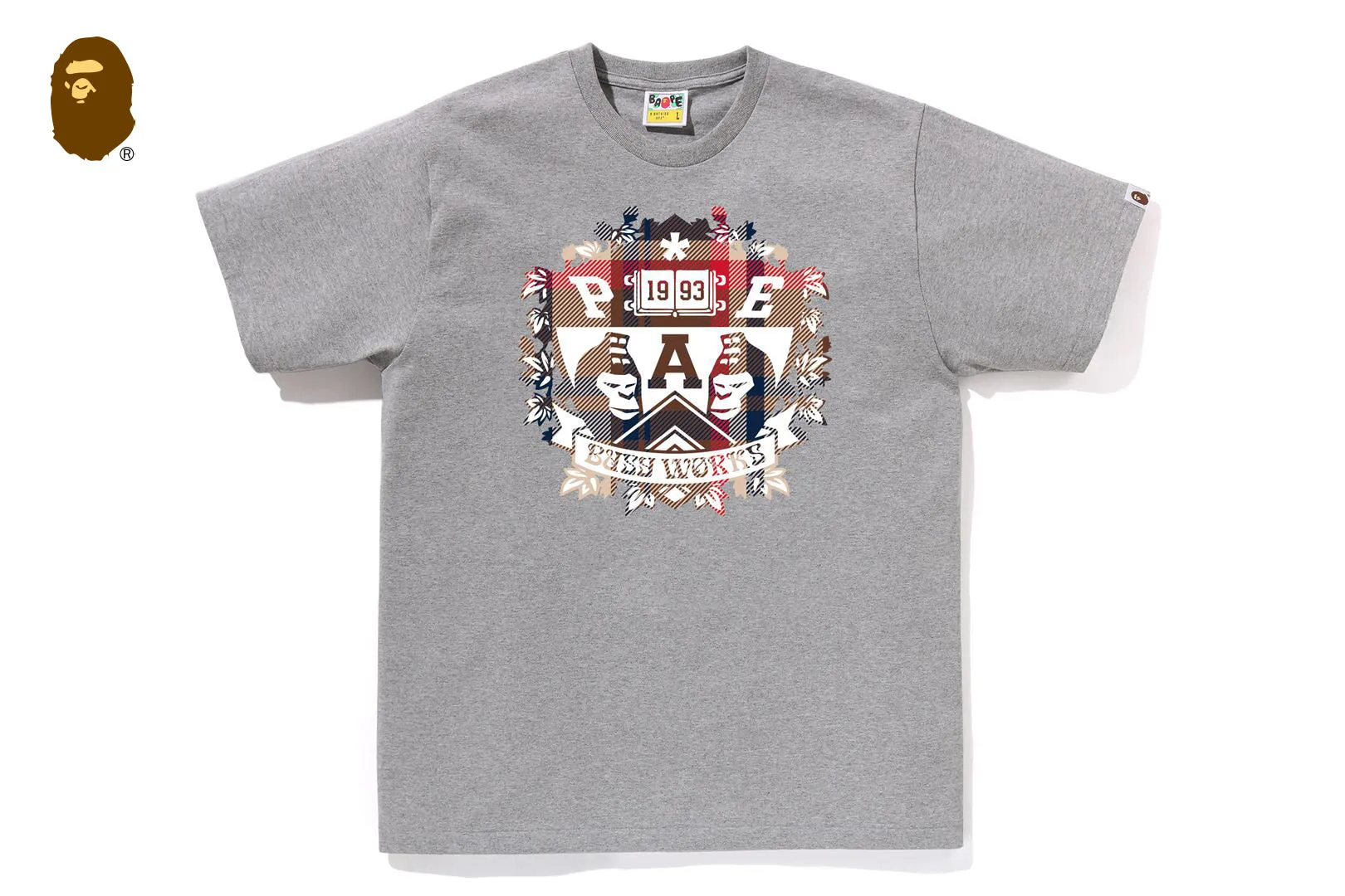 BAPE CHECK UNIVERSITY EMBLEM TEE sold by Bape product image thumbnail 3