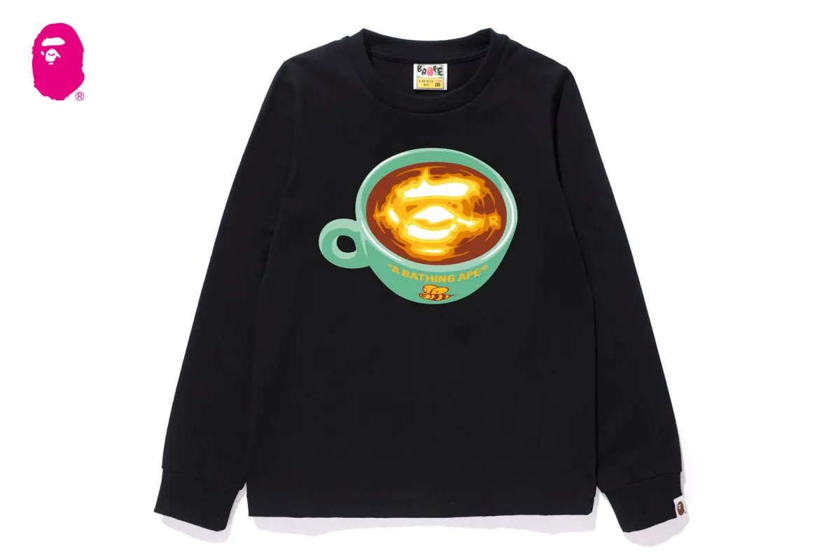 BAPE LATTE LS TEE sold by Bape