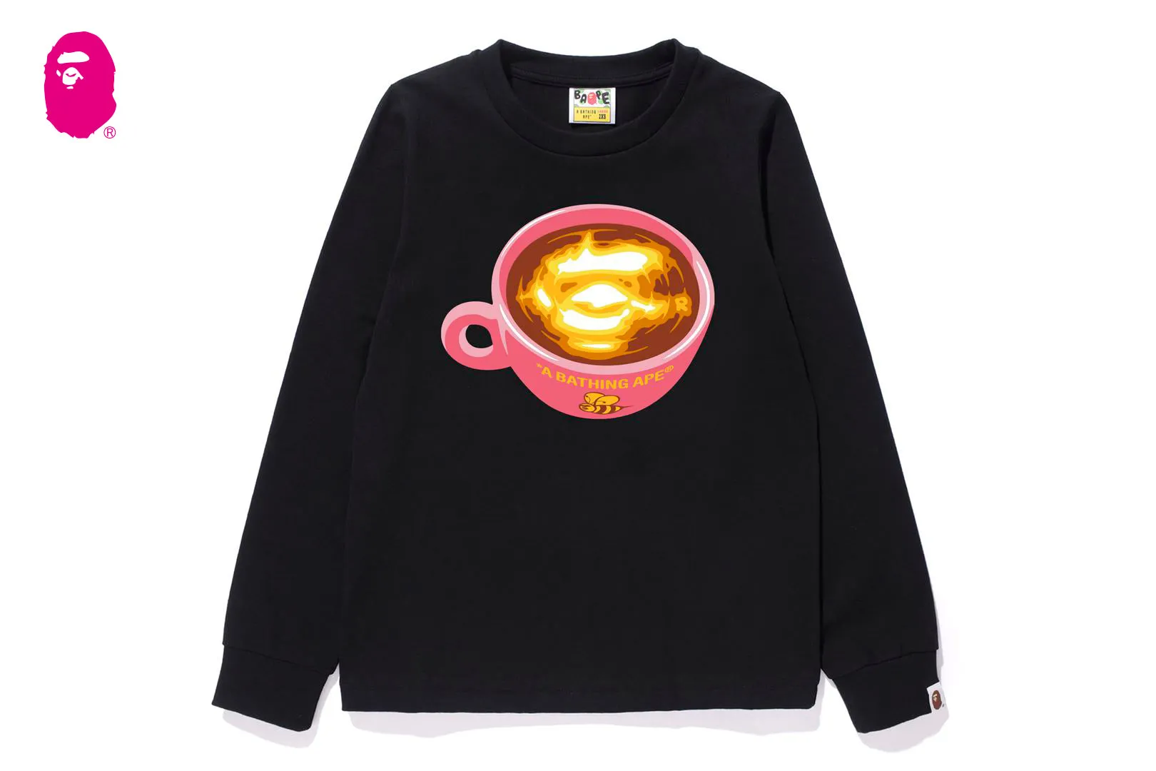 BAPE LATTE LS TEE sold by Bape product image thumbnail 3