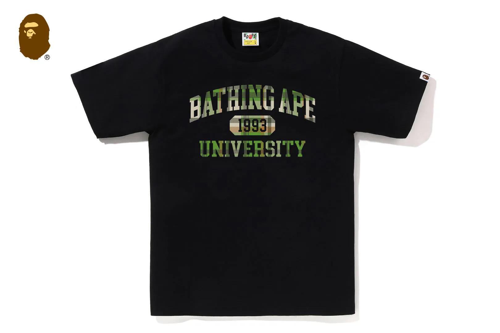 BAPE CHECK UNIVERSITY COLLEGE LOGO TEE sold by Bape product image thumbnail 5
