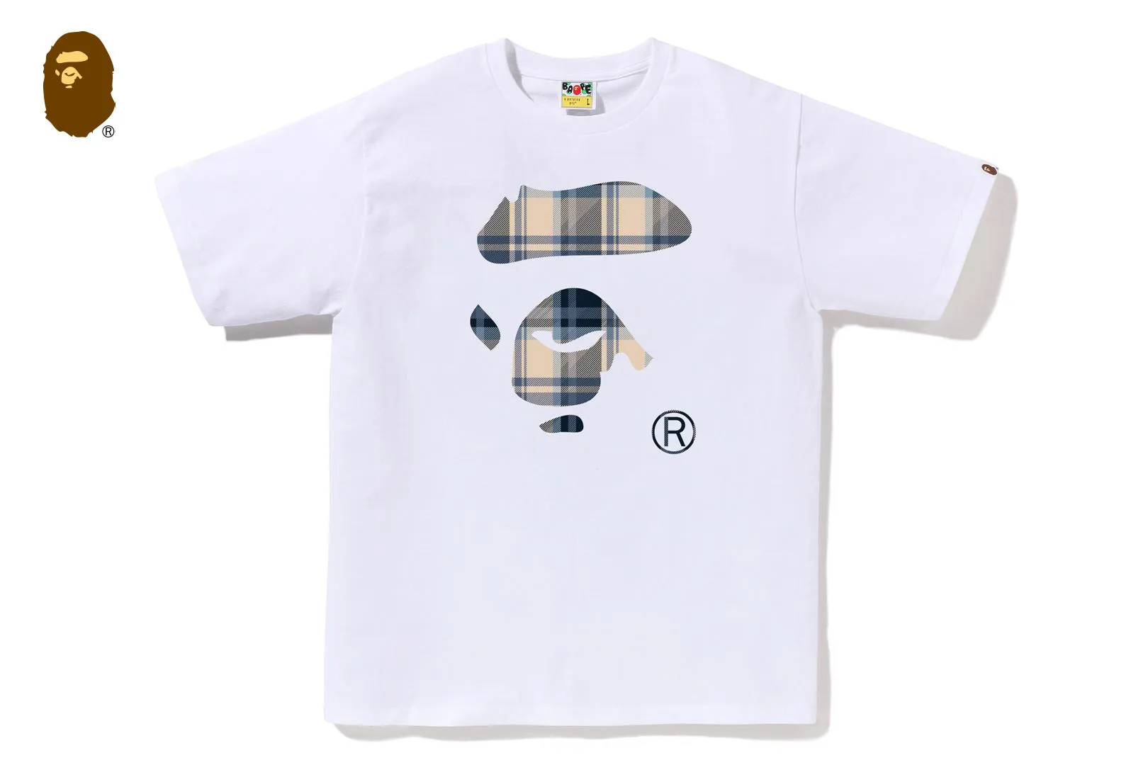 BAPE CHECK APE FACE TEE sold by Bape product image thumbnail 3