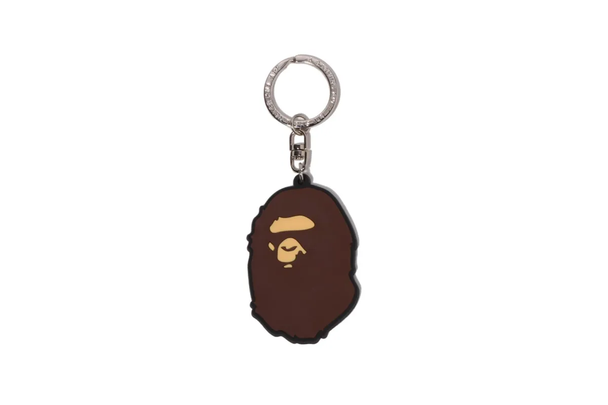 APE HEAD RUBBER KEYCHAIN sold by Bape
