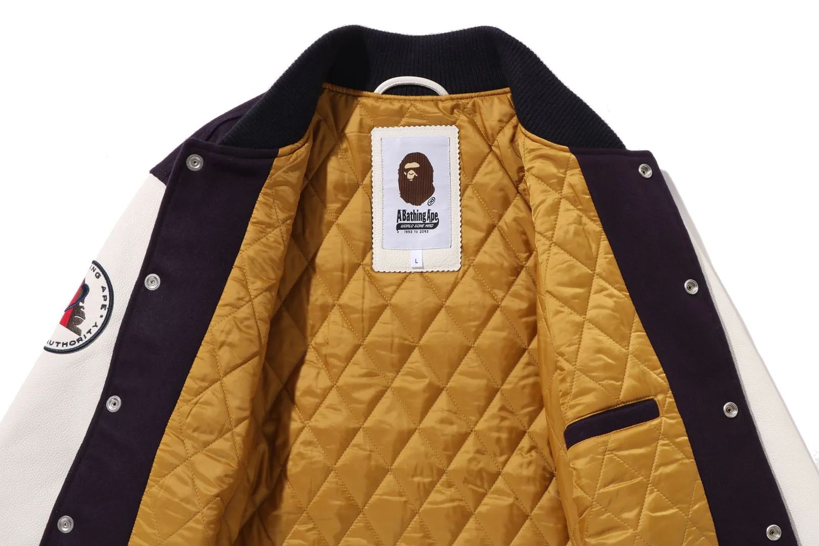 A BATHING APE VARSITY JACKET sold by Bape product image thumbnail 4