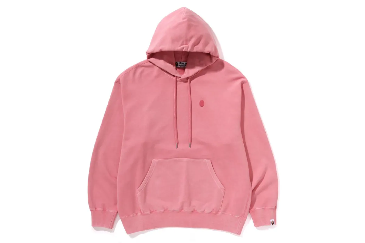 APE HEAD ONE POINT GARMENT DYE PULLOVER HOODIE sold by Bape
