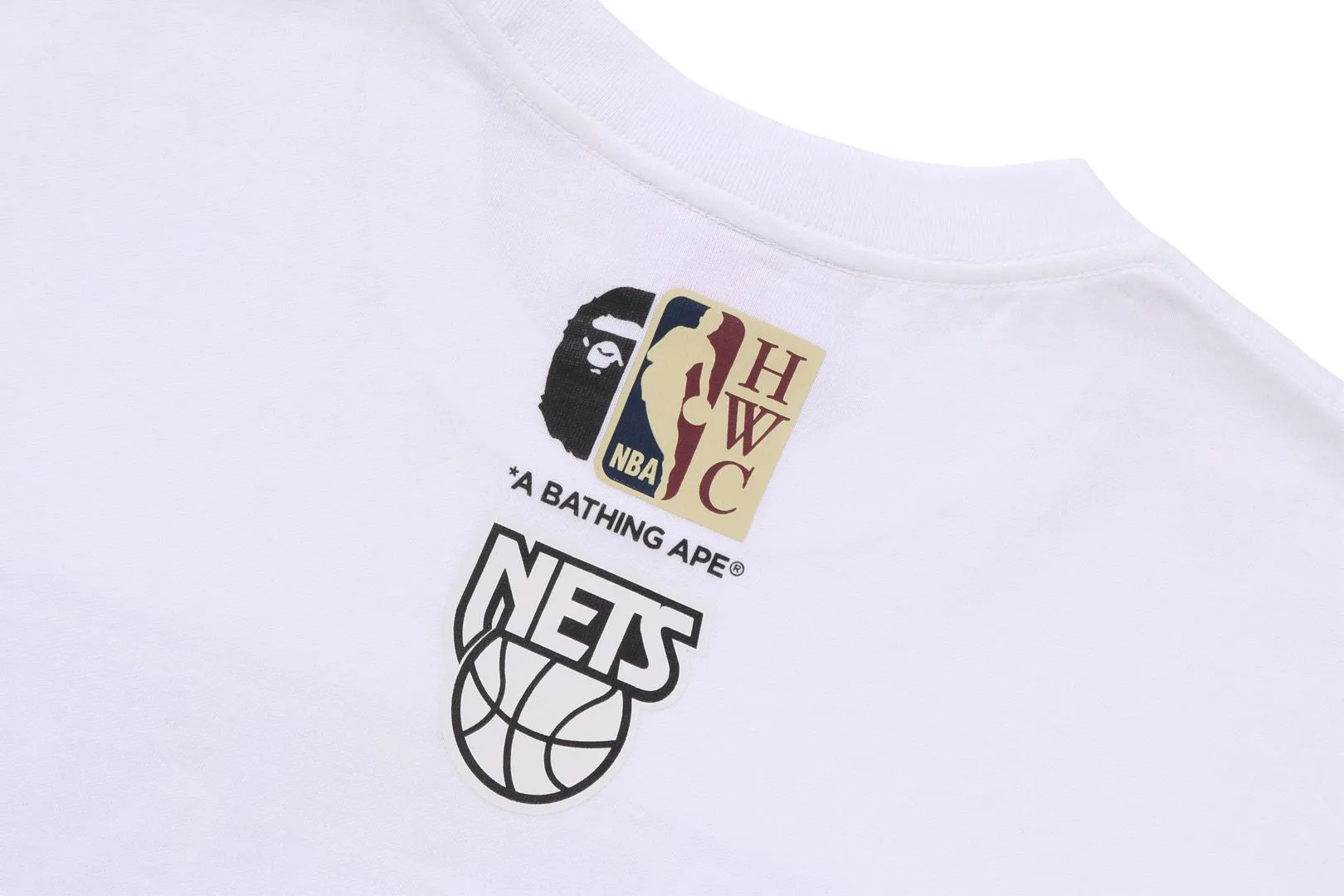 【 BAPE X M&N NBA 】NEW JERSEY NETS TEE sold by Bape product image thumbnail 4