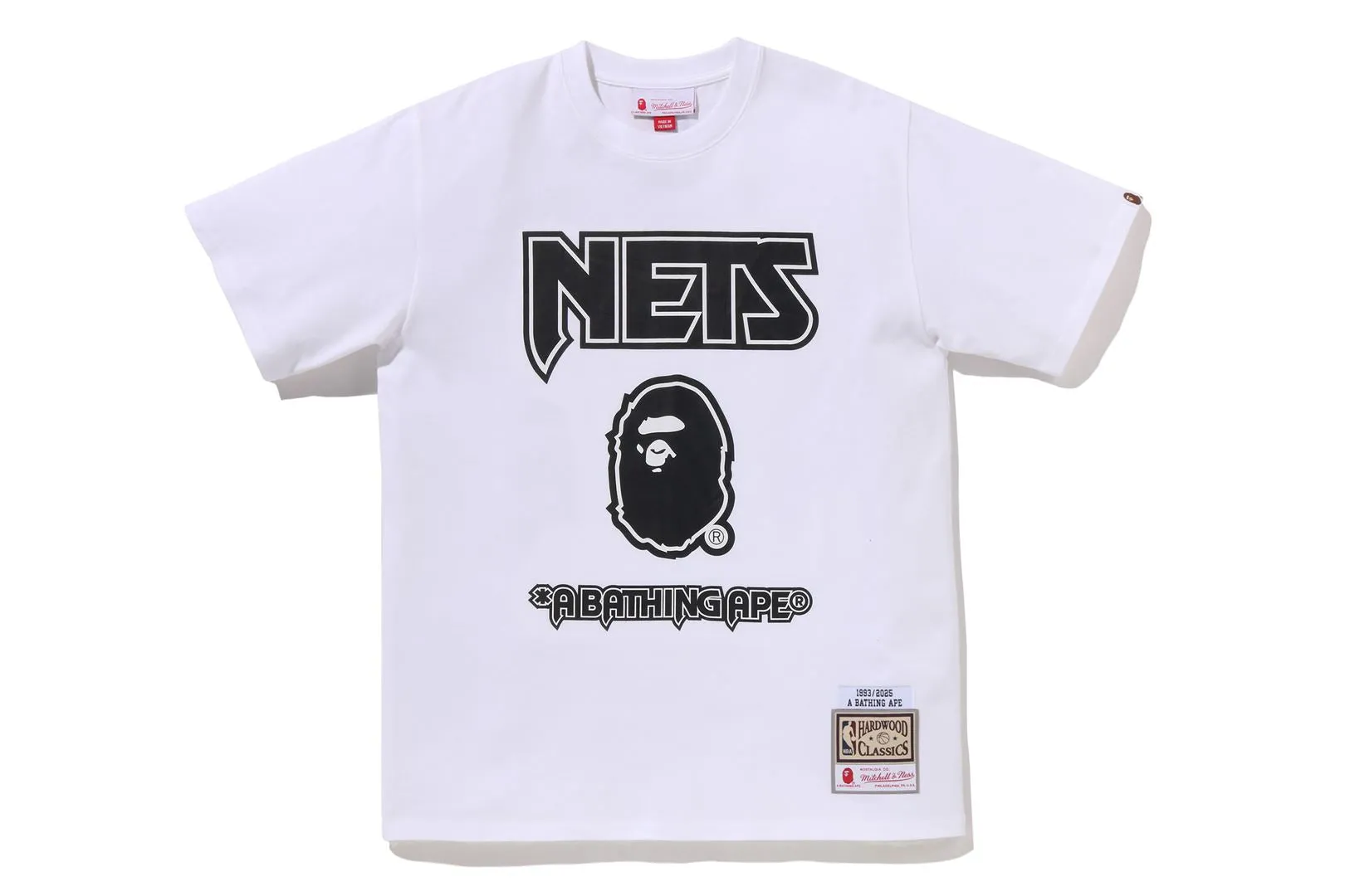 【 BAPE X M&N NBA 】NEW JERSEY NETS TEE sold by Bape