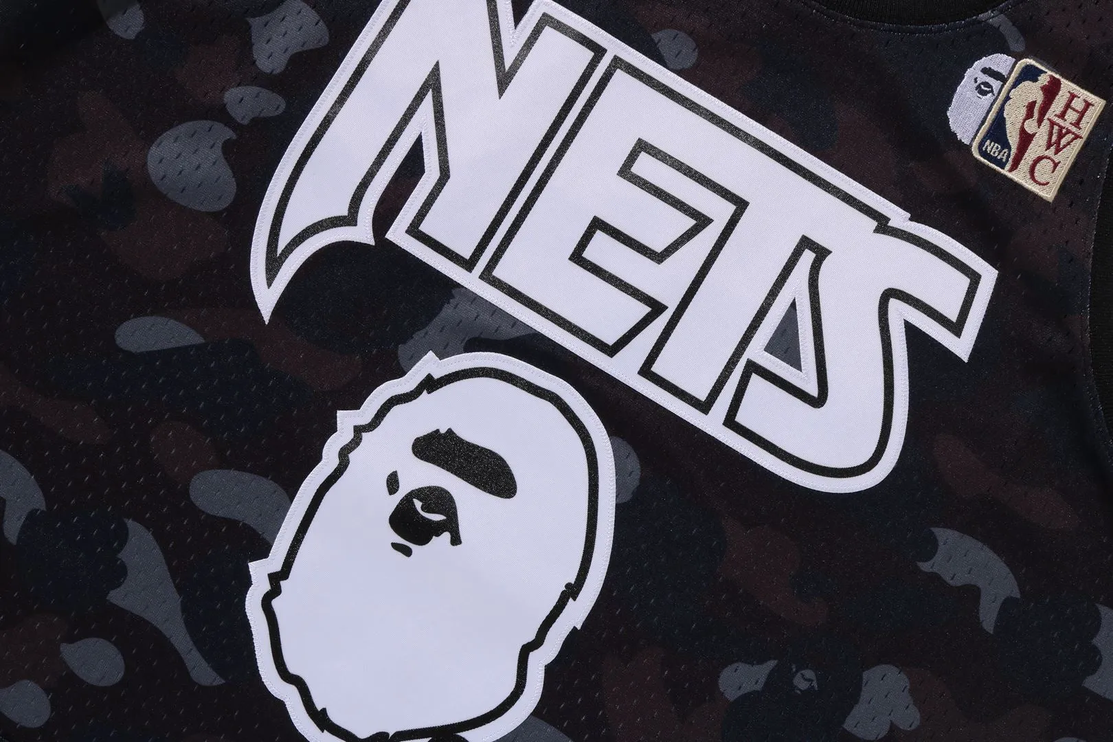 【 BAPE X M&N NBA 】NEW JERSEY NETS SWINGMAN JERSEY sold by Bape product image thumbnail 3