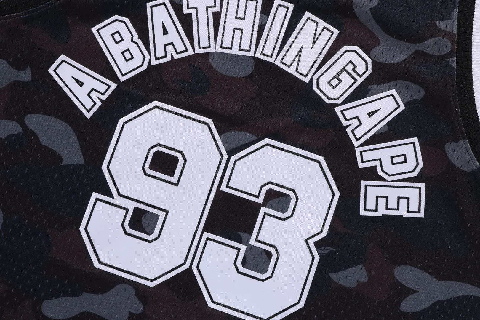 【 BAPE X M&N NBA 】NEW JERSEY NETS SWINGMAN JERSEY sold by Bape product image thumbnail 4