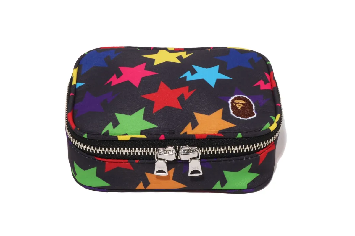 STA PATTERN AMENITY POUCH TRAVEL sold by Bape