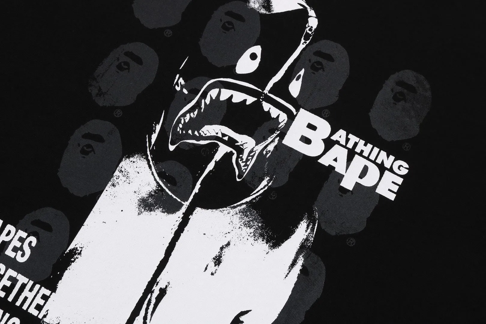 MULTI LOGO RELAXED FIT CREWNECK SWEATSHIRT sold by Bape product image thumbnail 3