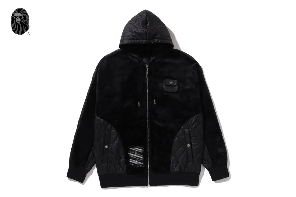 LINER HYBRID ZIPPED HOODIE sold by Bape