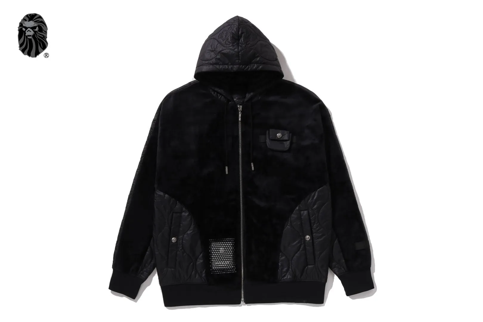 LINER HYBRID ZIPPED HOODIE sold by Bape