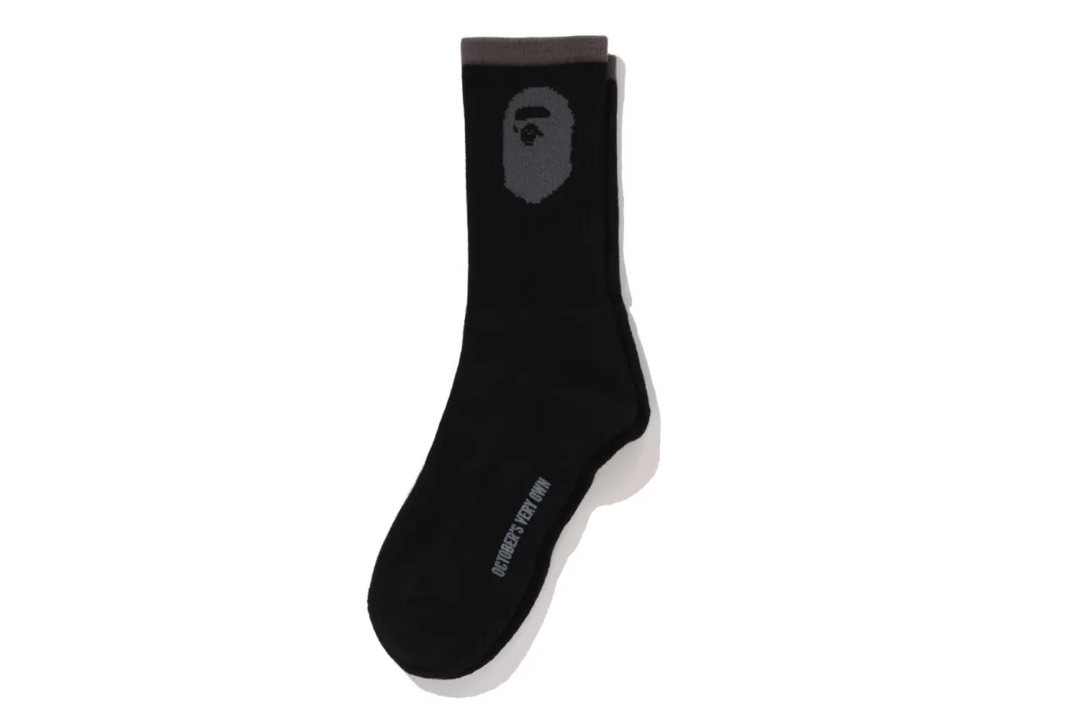【 BAPE X OVO 】OVO STA ATHLETIC SOCKS sold by Bape