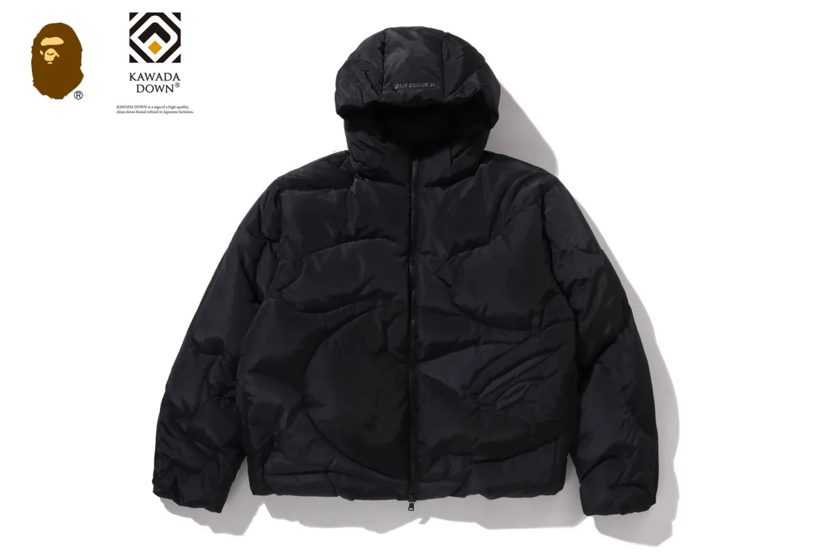 TONAL SOLID CAMO PUFFER DOWN JACKET | Parallel