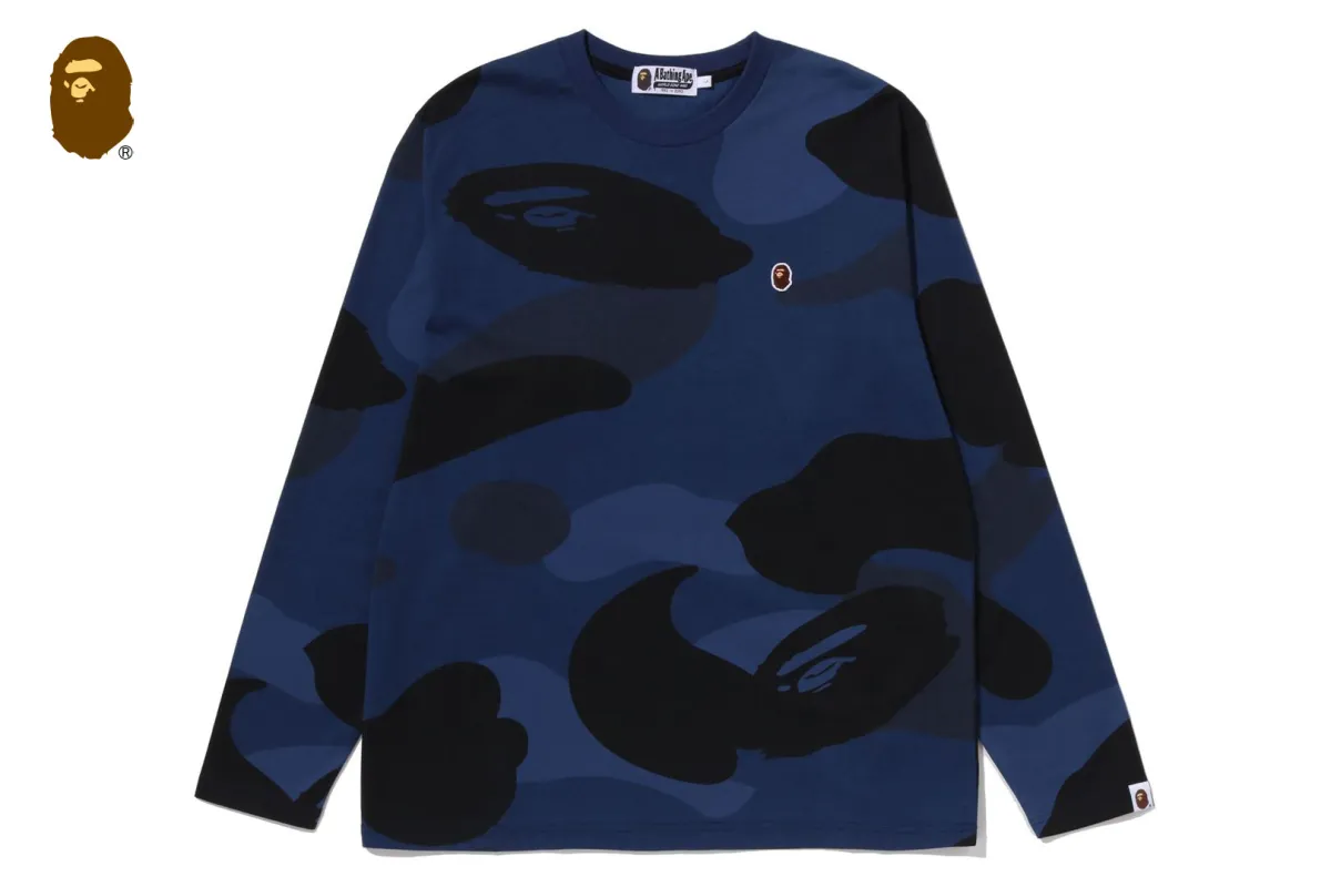 MEGA COLOR CAMO ONE POINT LS TEE sold by Bape