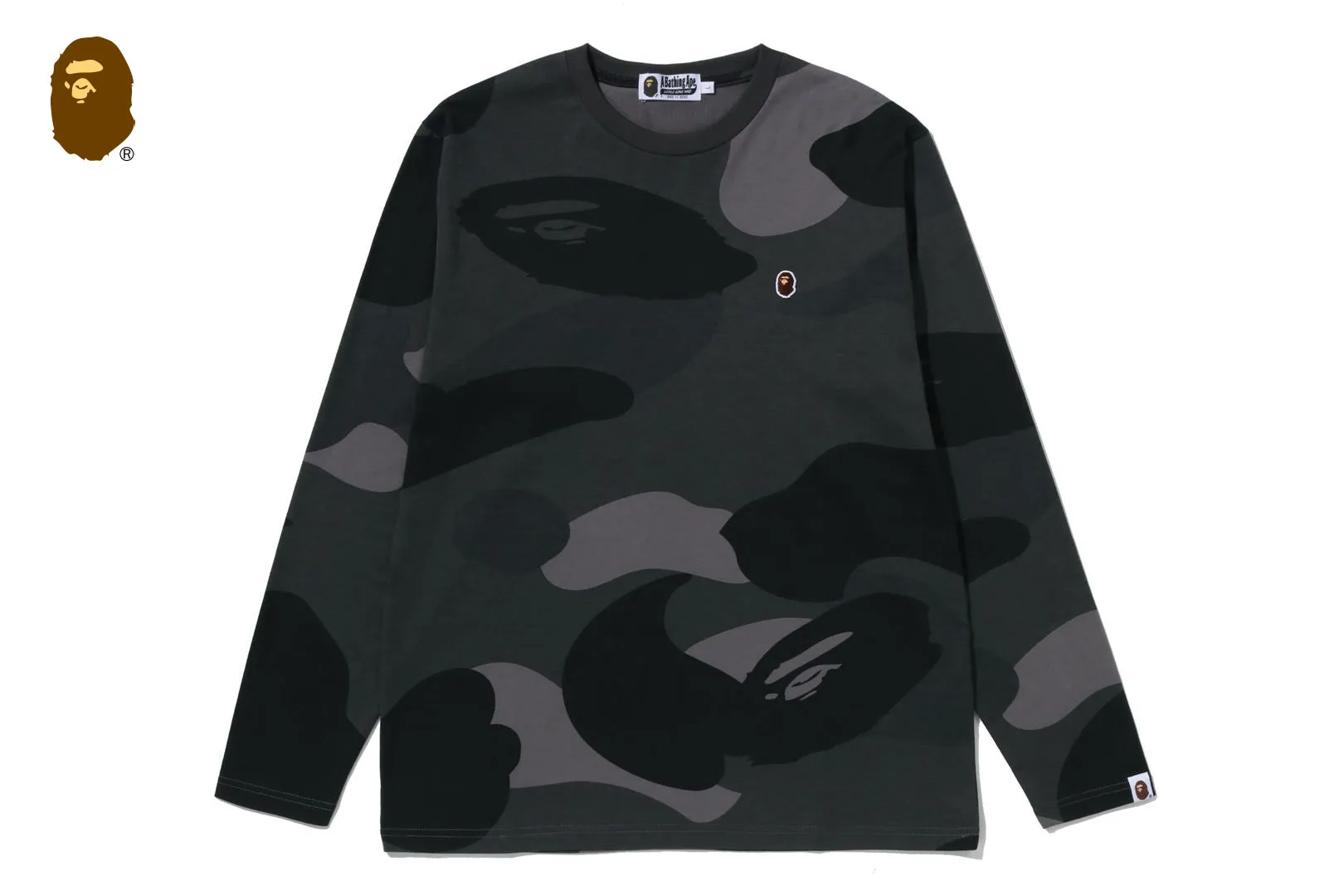 MEGA COLOR CAMO ONE POINT LS TEE sold by Bape product image thumbnail 5