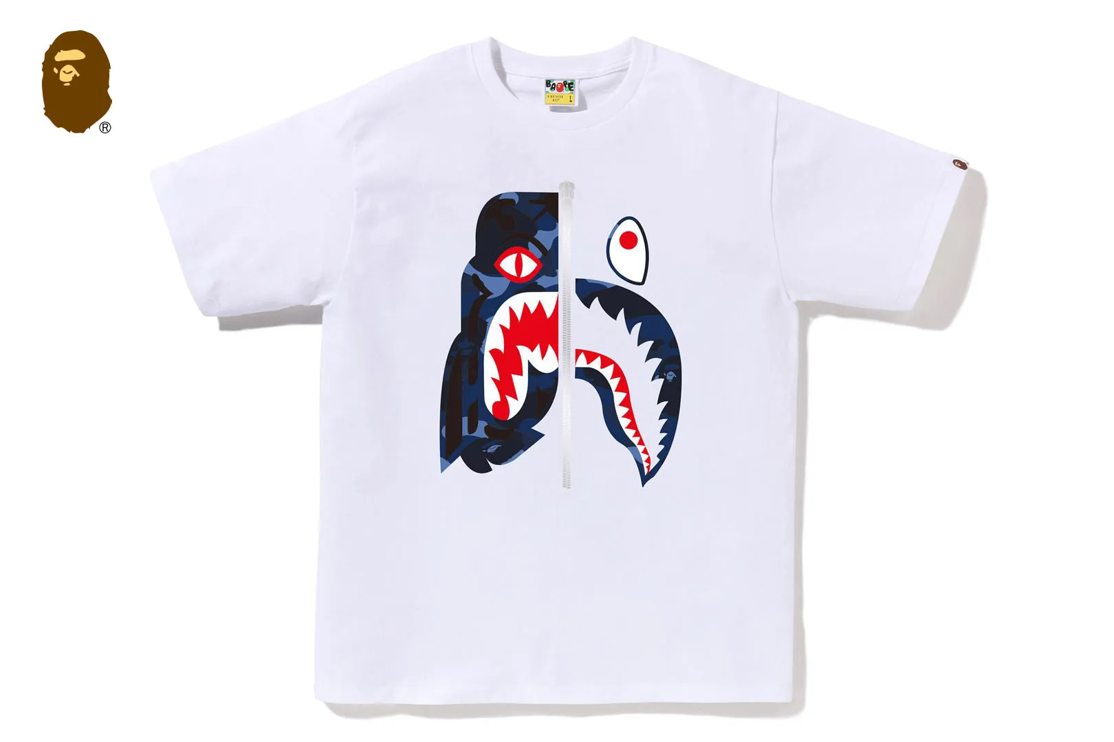 COLOR CAMO TIGER SHARK TEE sold by Bape product image thumbnail 3