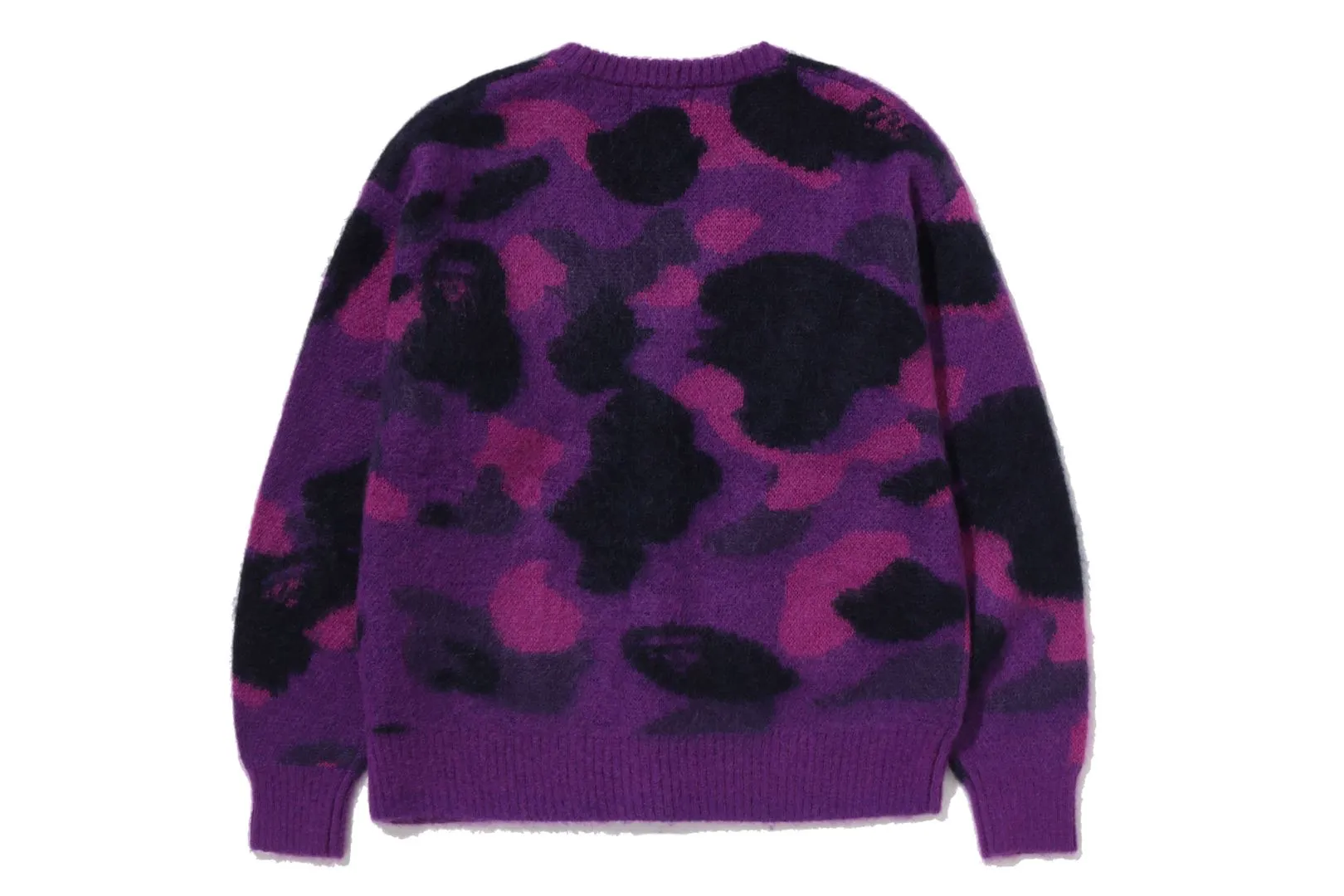 COLOR CAMO MOHAIR KNIT CARDIGAN sold by Bape product image thumbnail 2