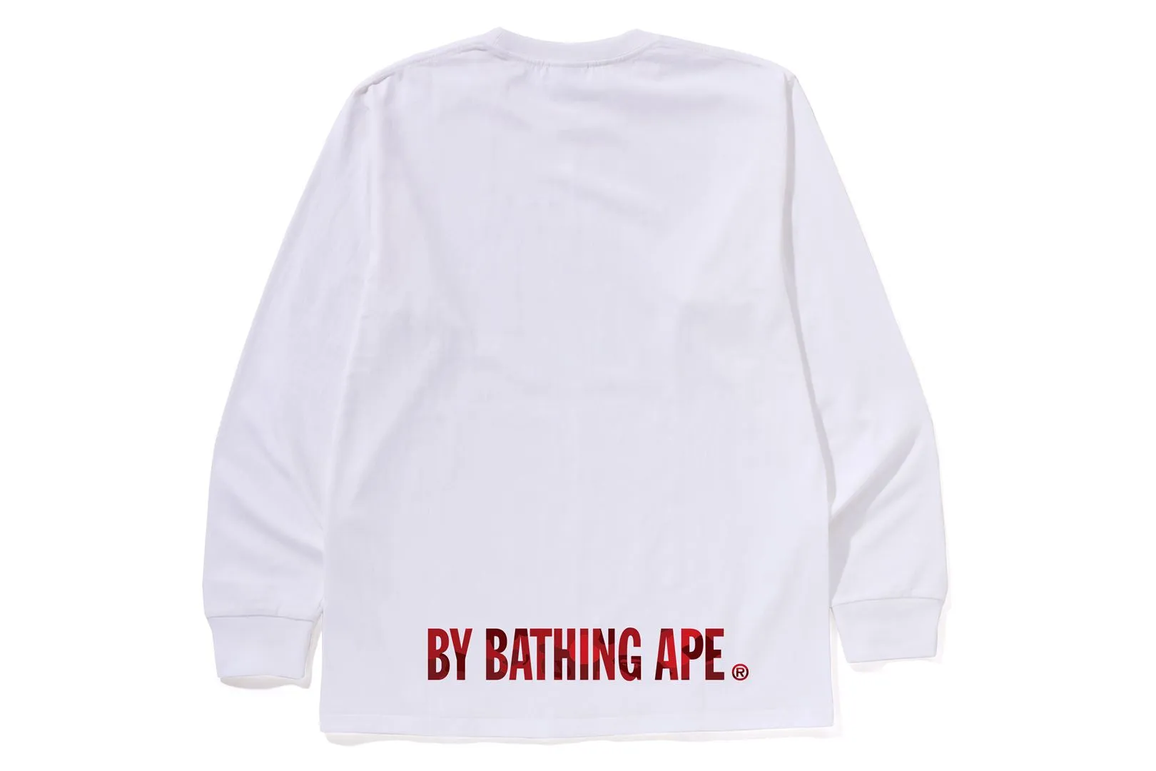 COLOR CAMO APE FACE STA LS TEE sold by Bape product image thumbnail 4