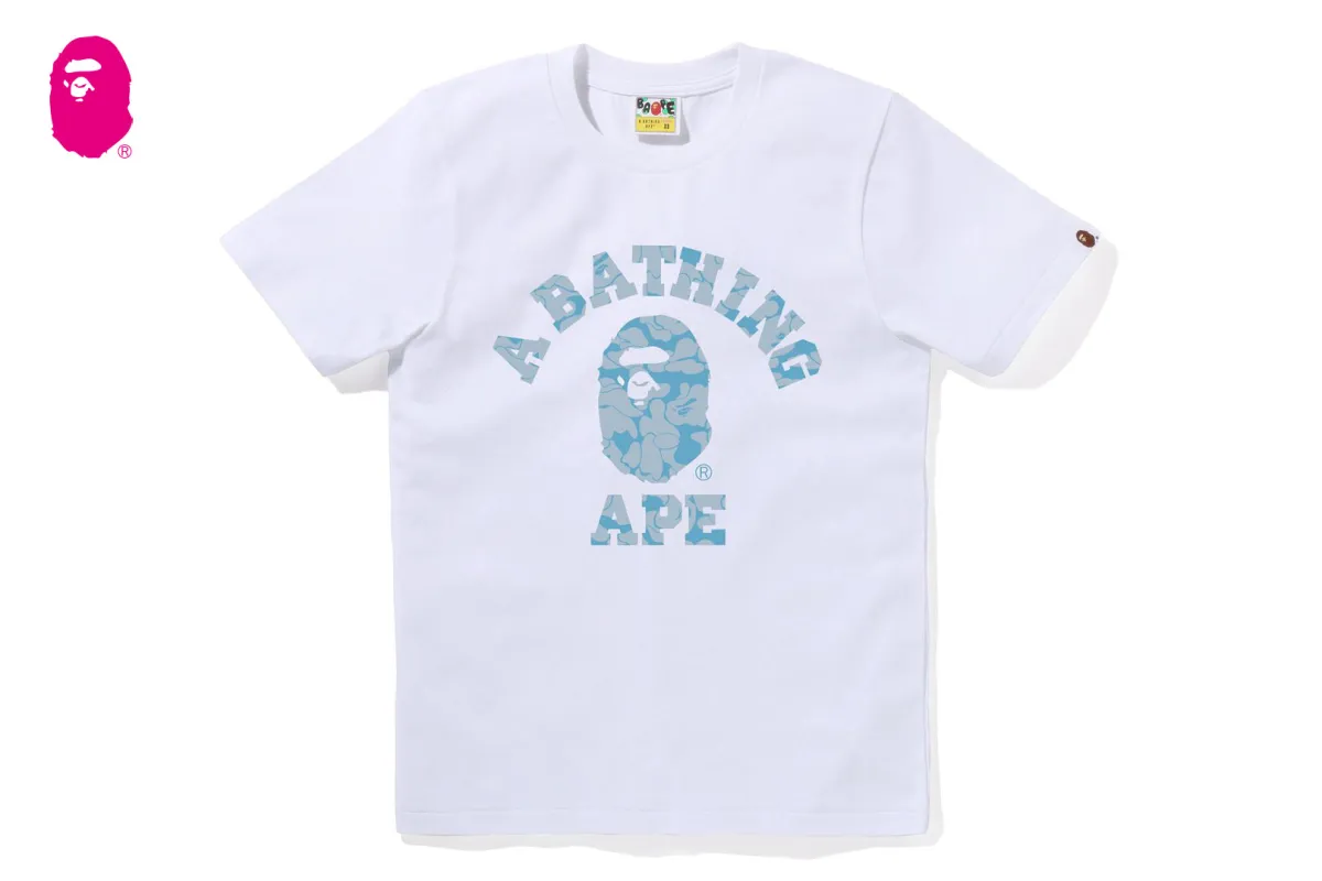 SOLID CAMO COLLEGE TEE sold by Bape